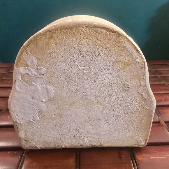 Infant Jesus of Prague Chalkware Holy Water Font Shrine CS Co. 1950 9.5" High - Picture 6 of 6